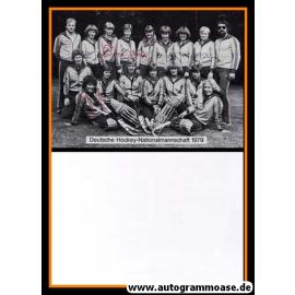 Mannschaftskarte Hockey | DHB | 1979 + AG Christel BEHR