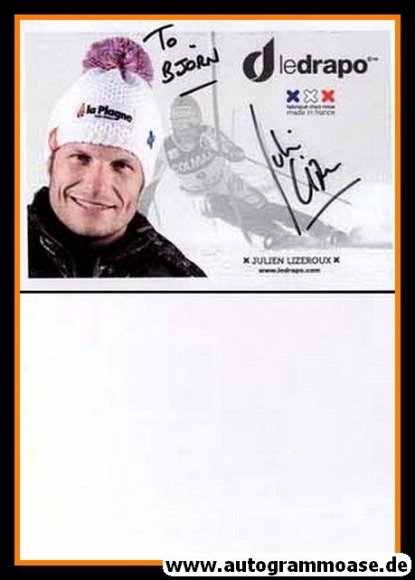 Autogramm Ski Alpin | Julien LIZEROUX | 2000er (Ledrapo)