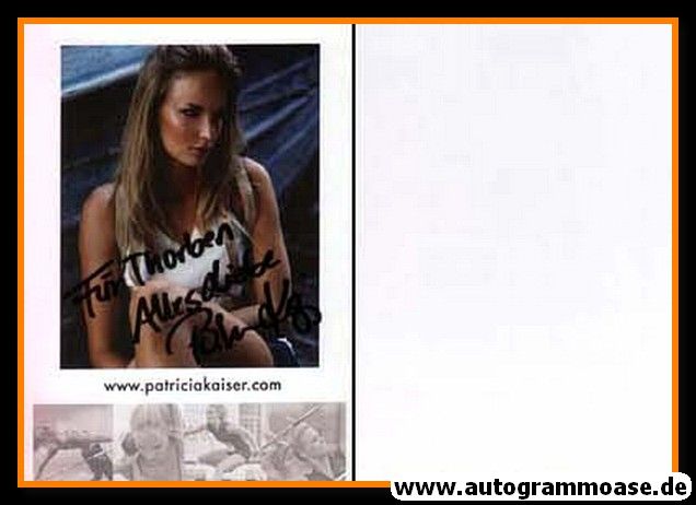 Autogramm Siebenkampf | Patricia KAISER | 2000er (Collage Color sexy)