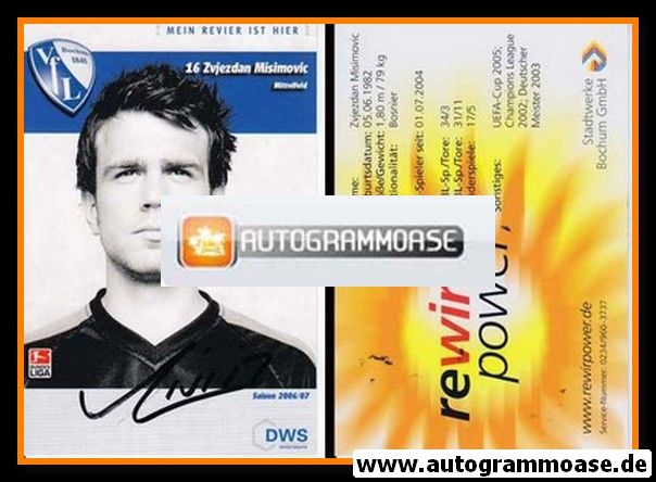 Autogramm Fussball | VfL Bochum | 2006 | Zvjezdan MISIMOVIC