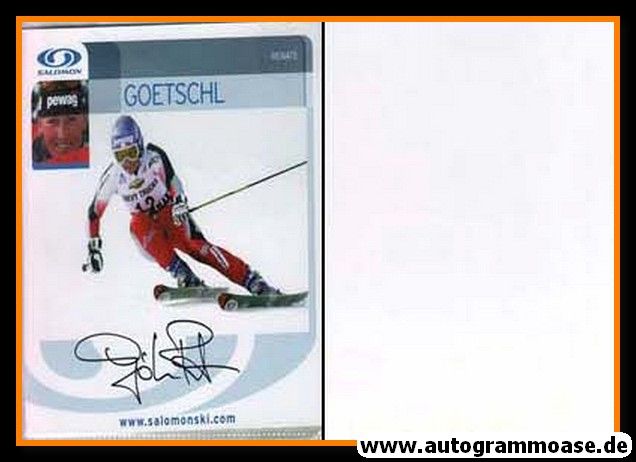 Autogramm Ski Alpin | Renate GÖTSCHL | 2000er (Salomon)