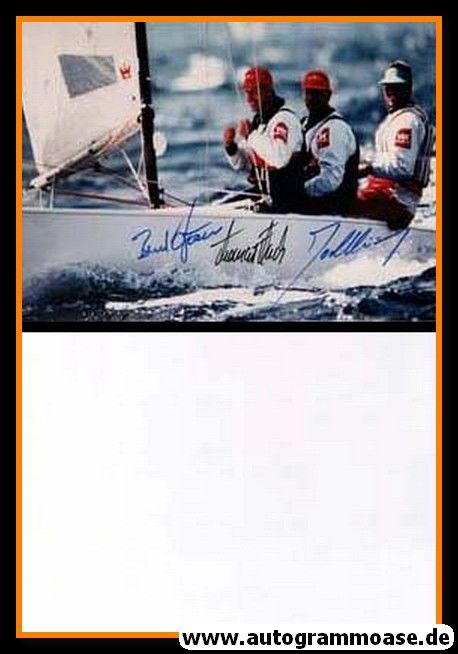 Autogramme Segeln | DREIER | 2000er Foto (Rennszene Color)