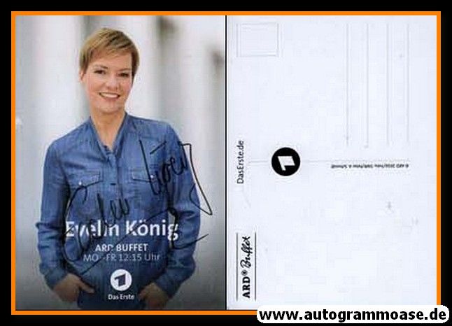 Autogramm TV | ARD | Evelin KÖNIG | 2010er "ARD Buffet"