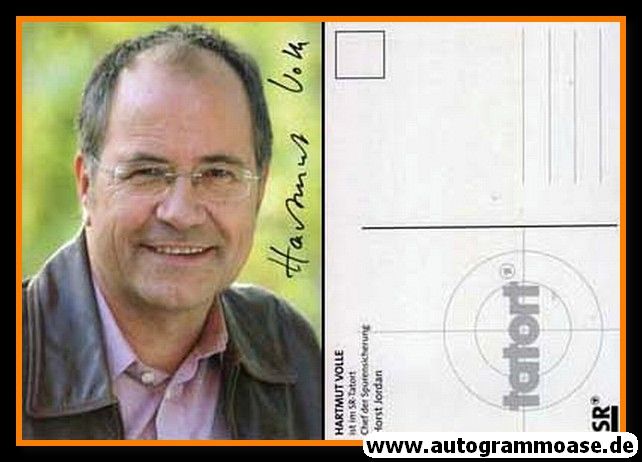 Autogramm TV | ARD | Hartmut VOLLE | 2000er "Tatort" (SR)