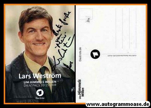 Autogramm TV | ARD | Lars WESTRÖM | 2010er "Um Himmels Willen" 2