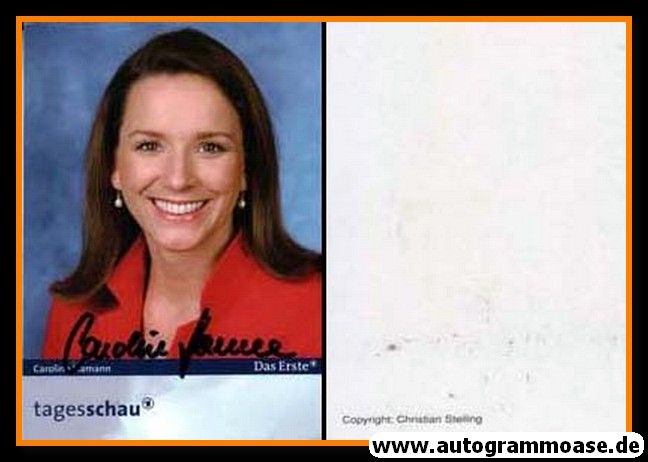 Autogramm TV | ARD | Caroline HAMANN | 2000er "Tagesschau" (Stelling)