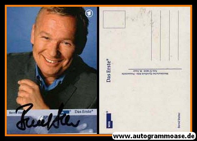 Autogramm TV | ARD | Bernd STELTER | 2000er (Portrait Color WDR)