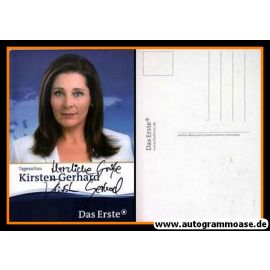 Autogramm TV | ARD | Kirsten GERHARD | 2010er "Tagesschau"