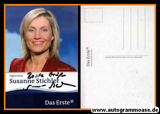 Autogramm TV | ARD | Susanne STICHLER | 2010er "Tagesschau"