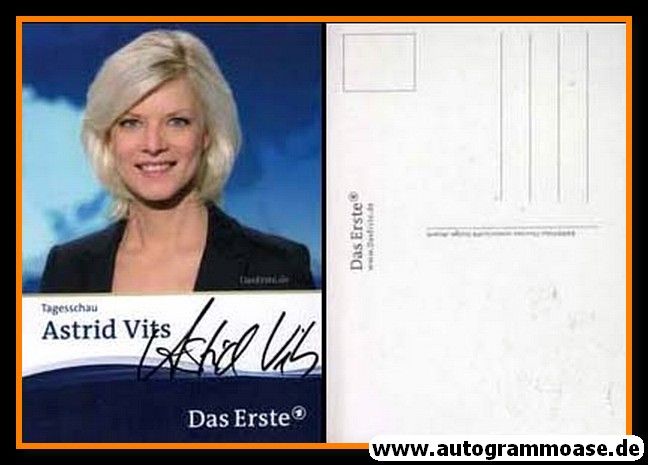Autogramm TV | ARD | Astrid VITS | 2010er "Tagesschau" 2