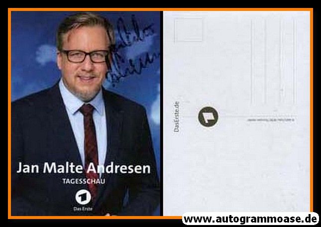 Autogramm TV | ARD | Jan Malte ANDRESEN | 2010er "Tagesschau" 2