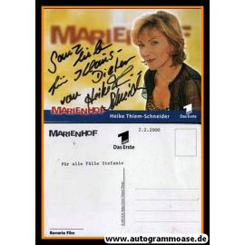 Autogramm TV | ARD | Heike THIEM-SCHNEIDER | 2000 "Marienhof" (Portrait Color Reiter)