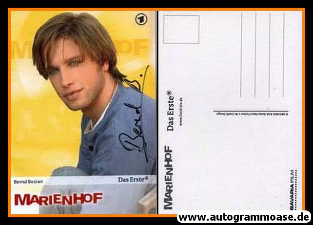 Autogramm TV | ARD | Bernd BOZIAN | 2005 "Marienhof" (Portrait Color Reiter)
