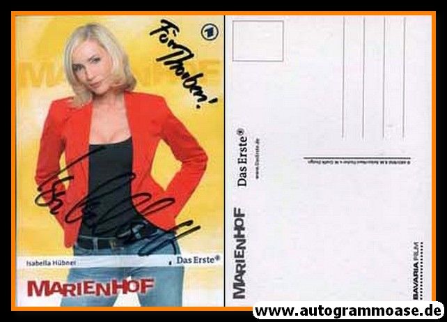 Autogramm TV | ARD | Isabella HÜBNER | 2005 "Marienhof" (Portrait Color Reiter)