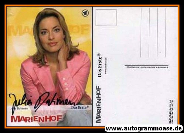 Autogramm TV | ARD | Julia DAHMEN | 2005 "Marienhof" (Portrait Color Reiter)