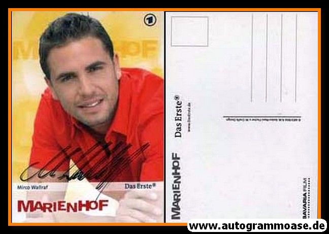 Autogramm TV | ARD | Mirco WALLRAF | 2005 "Marienhof" (Portrait Color Reiter)