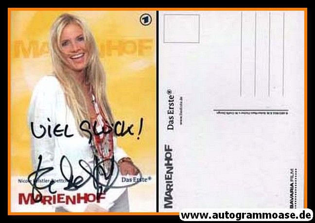 Autogramm TV | ARD | Nicole BELSTLER-BOETTCHER | 2005 "Marienhof" (Portrait Color Reiter)