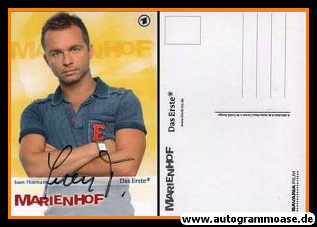 Autogramm TV | ARD | Sven THIEMANN | 2005 "Marienhof" (Portrait Color Reiter)