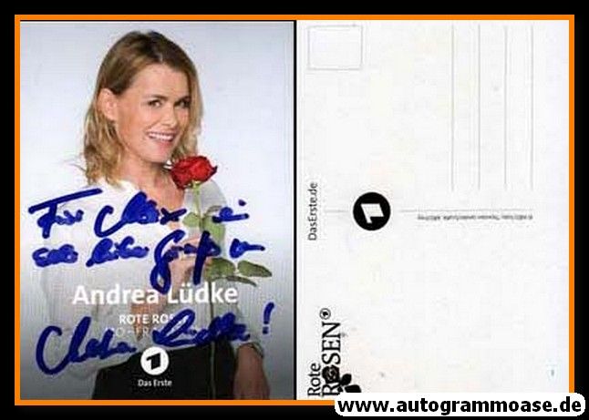 Autogramm TV | ARD | Andrea LÜDKE | 2010er "Rote Rosen"