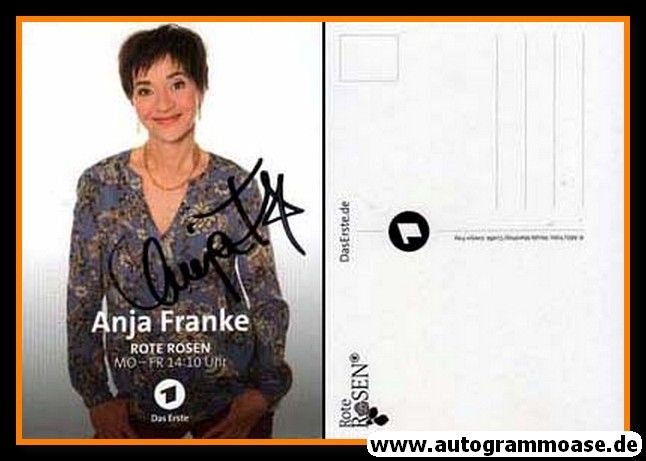 Autogramm TV | ARD | Anja FRANKE | 2010er "Rote Rosen" 2