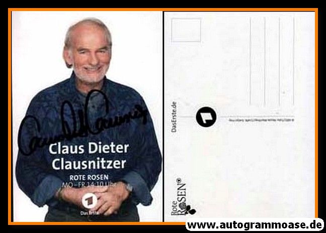 Autogramm TV | ARD | Claus Dieter CLAUSNITZER | 2010er "Rote Rosen"