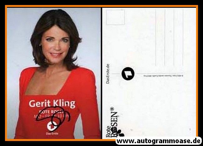 Autogramm TV | ARD | Gerit KLING | 2010er "Rote Rosen" (Portrait Color Jander)