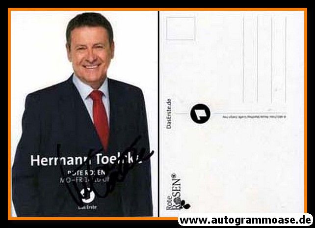 Autogramm TV | ARD | Hermann TOELCKE | 2010er "Rote Rosen"