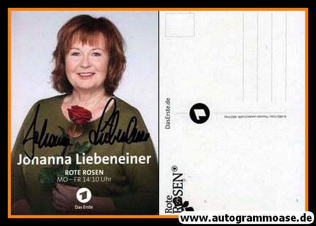 Autogramm TV | ARD | Johanna LIEBENEINER | 2010er "Rote Rosen"