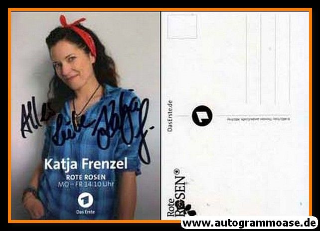 Autogramm TV | ARD | Katja FRENZEL | 2010er "Rote Rosen"