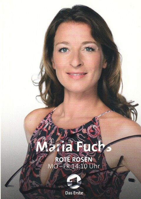 Autogramm TV | ARD | Maria FUCHS | 2010er "Rote Rosen" (Portrait Color Jander)