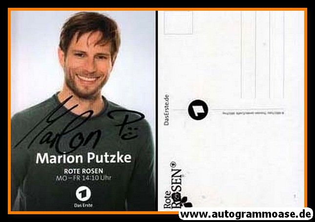 Autogramm TV | ARD | Marlon PUTZKE | 2010er "Rote Rosen"