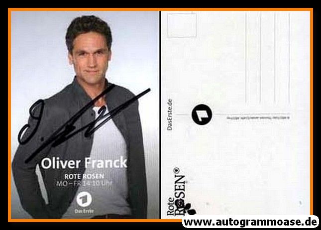 Autogramm TV | ARD | Oliver FRANCK | 2010er "Rote Rosen"