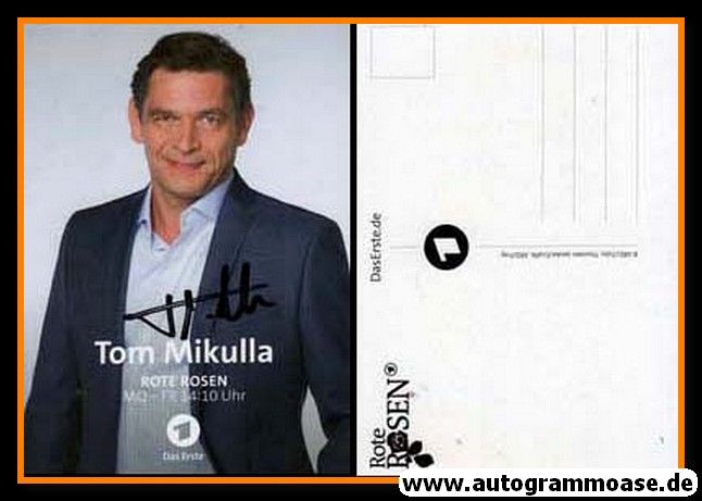 Autogramm TV | ARD | Tom MIKULLA | 2010er "Rote Rosen" (Portrait Color) Jander