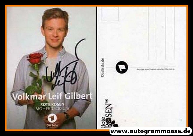 Autogramm TV | ARD | Volkmar Leif GILBERT | 2010er "Rote Rosen"