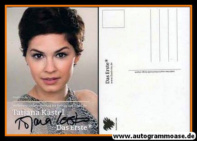 Autogramm TV | ARD | Tatjana KÄSTEL | 2010er "Verbotene Liebe" (Portrait Color) Glitsch