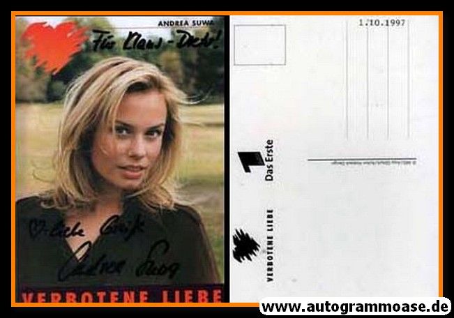 Autogramm TV | ARD | Andrea SUWA | 1990er "Verbotene Liebe"