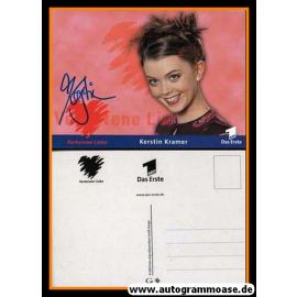 Autogramm TV | ARD | Kerstin KRAMER | 2000 "Verbotene Liebe" (Portrait Color Glitsch)