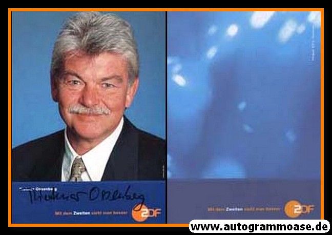 Autogramm TV | ZDF | Dietmar OSSENBERG | 2000er (Portrait Color) 