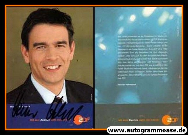 Autogramm TV | ZDF | Henner HEBESTREIT | 2000er (blaue Karte) 2