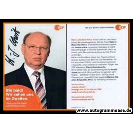 Autogramm TV | ZDF | Hans-Joachim HEIST | 2010er "Heute-Show" (Portrait Color) Weber