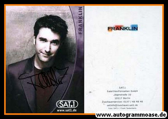 Autogramm TV | SAT1 | FRANKLIN | 2000er "Franklin"
