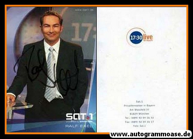 Autogramm TV | SAT1 | Ralf EXEL | 2010er "17:30 Live"