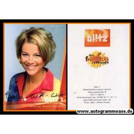 Autogramm TV | SAT1 | Jessica WITTE-WINTER | 2000er "Frühstücksfernsehen / Blitz" (Roba)