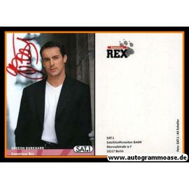 Autogramm TV | SAT1 | Gedeon BURKHARD | 2000er "Kommissar Rex" (Portrait Color) Schafler