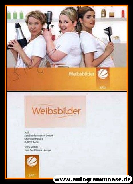 Autogramm TV | SAT1 | Sabine MENNE | 2000er "Weibsbilder"