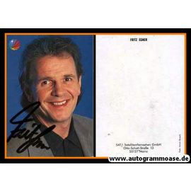 Autogramm TV | SAT1 | Fritz EGNER | 1990er (Portrait Color) Brosch