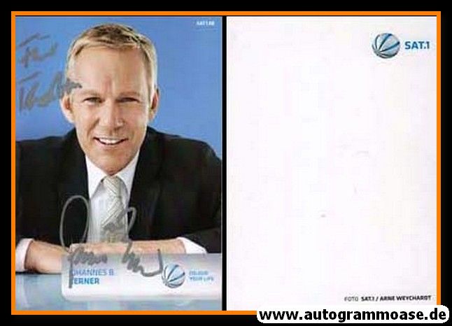 Autogramm TV | SAT1 | Johannes B. KERNER | 2000er (Portrait Color)