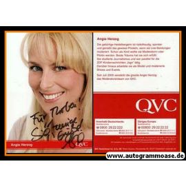 Autogramm TV | QVC | Angie HERZOG | 2007 (Portrait Color)