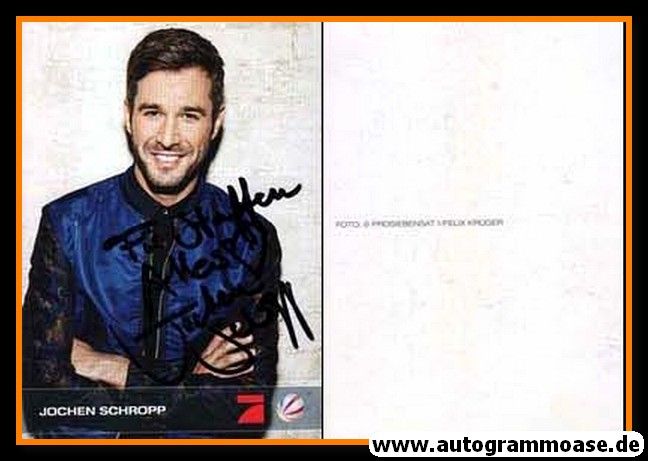 Autogramm TV | PRO7 | Jochen SCHROPP | 2000er (Portrait Color)