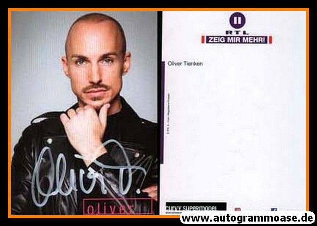 Autogramm TV | RTL2 | Oliver TIENKEN | 2010er "Curvy Supermodel"